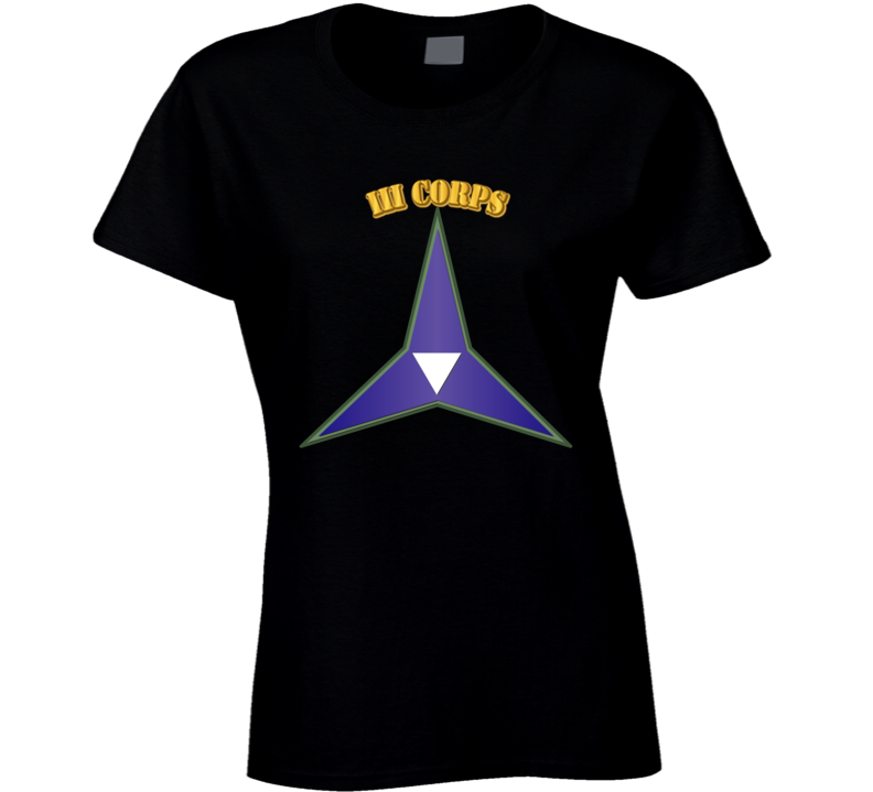 Ssi - Iii Corps W Txt T Shirt