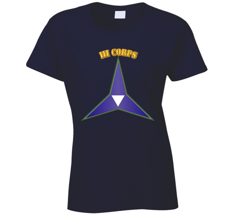 Ssi - Iii Corps W Txt T Shirt