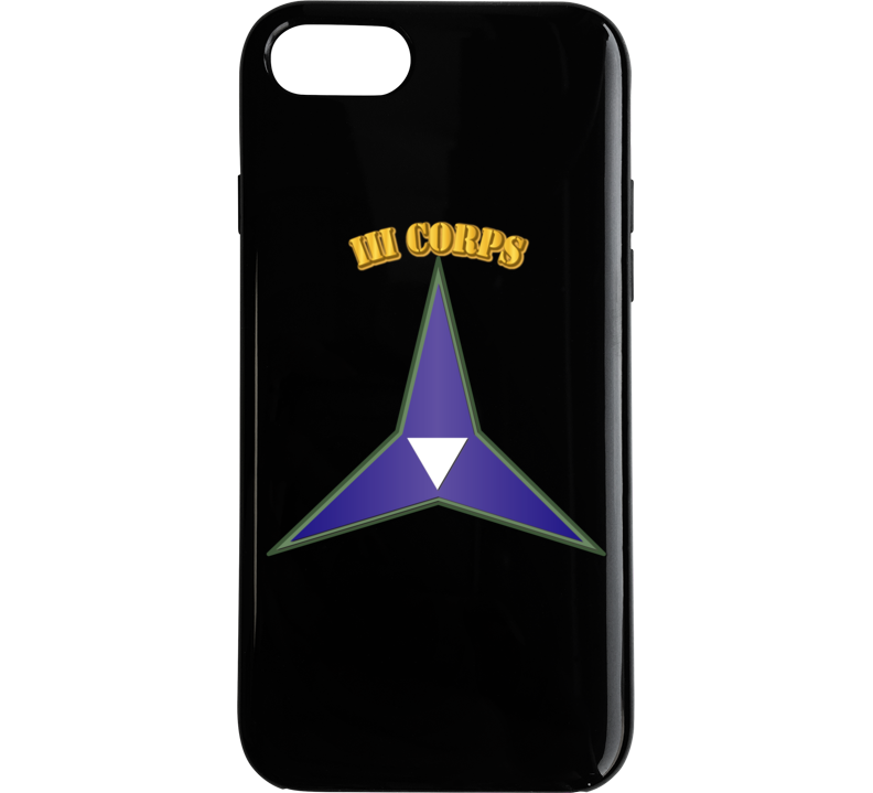 Ssi - Iii Corps W Txt Phone Case