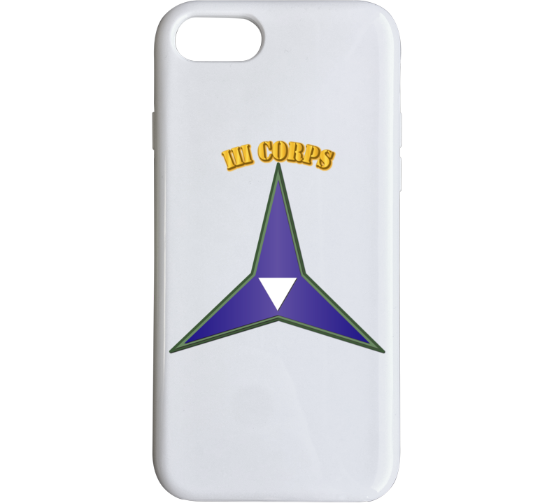 Ssi - Iii Corps W Txt Phone Case