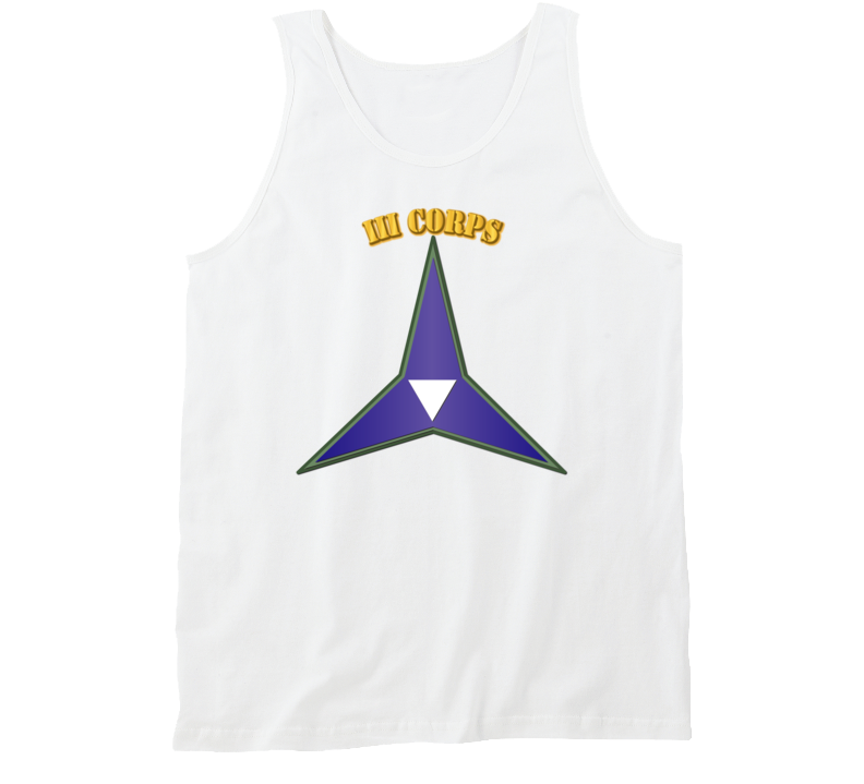 Ssi - Iii Corps W Txt Tanktop
