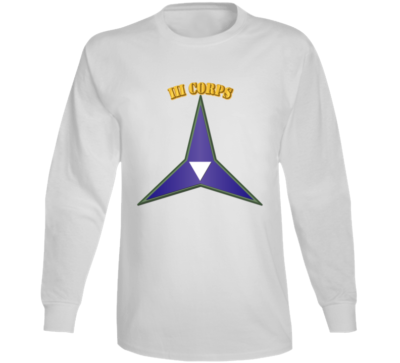 Ssi - Iii Corps W Txt Long Sleeve