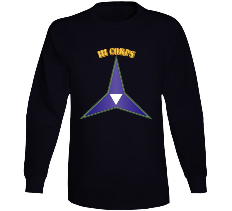 Ssi - Iii Corps W Txt Long Sleeve