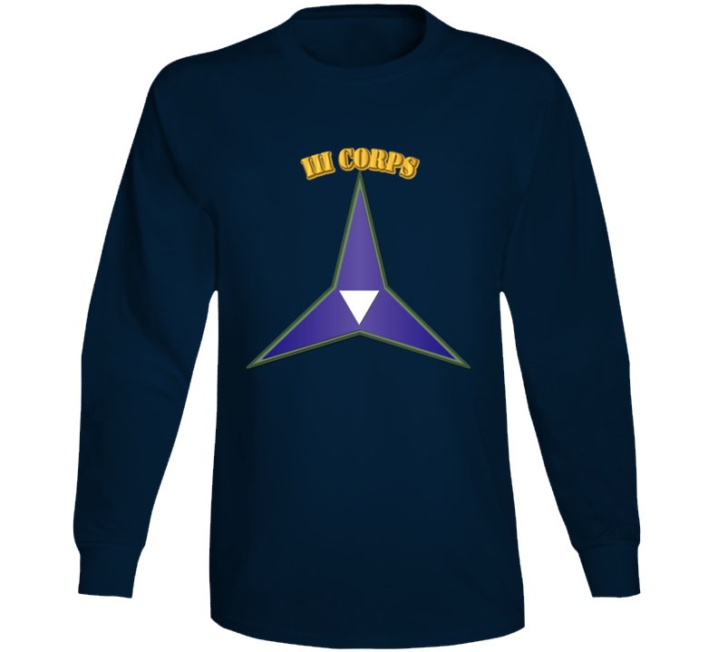 Ssi - Iii Corps W Txt Long Sleeve