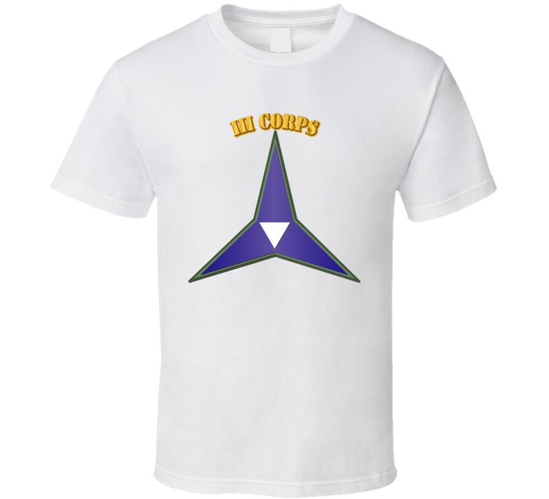 Ssi - Iii Corps W Txt T Shirt