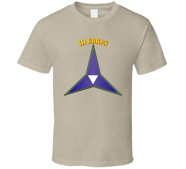 Ssi - Iii Corps W Txt T Shirt