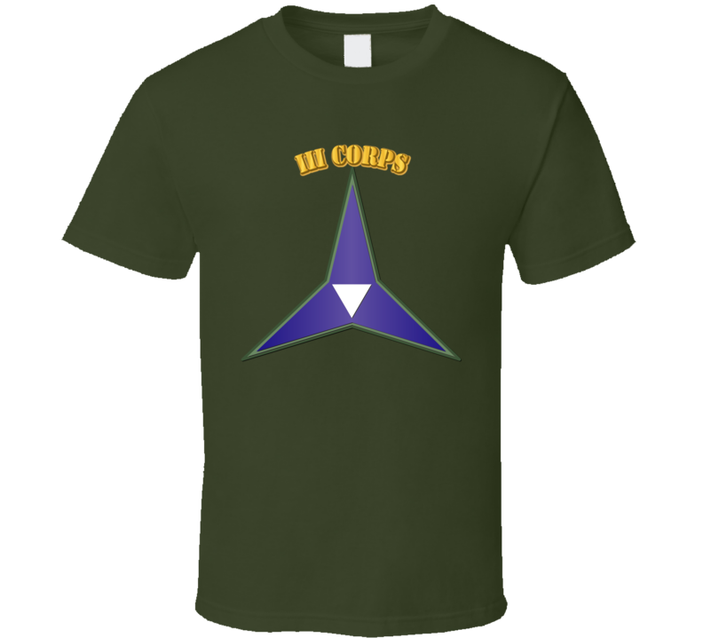 Ssi - Iii Corps W Txt T Shirt