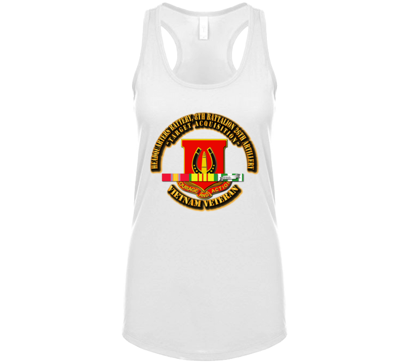 Hhb - 8th Battalion, 26th Artillery Ladies Tanktop