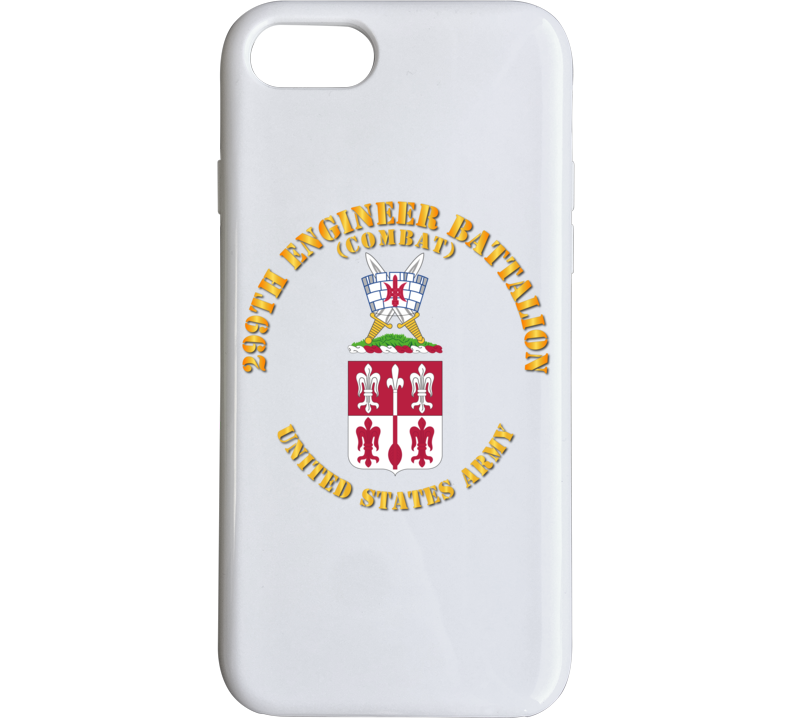 Army - Coa - 299th Engineer Battalion (combat) Phone Case