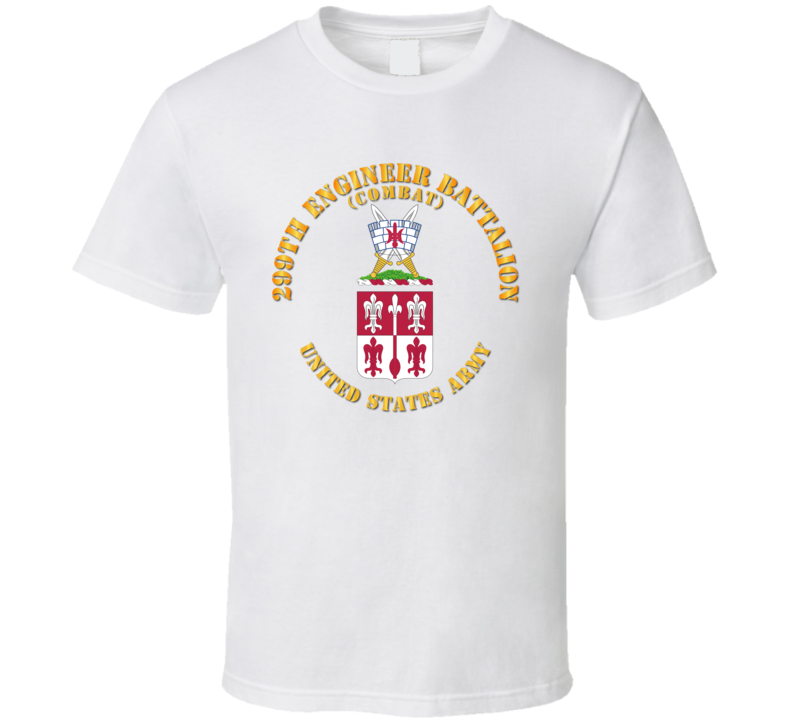 Army - Coa - 299th Engineer Battalion (combat) T Shirt