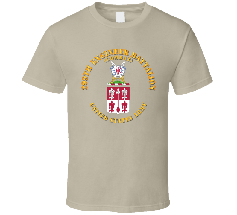 Army - Coa - 299th Engineer Battalion (combat) T Shirt