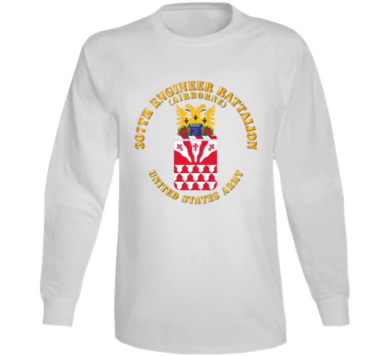 Army - Coa - 307th Engineer Battalion (airborne) Long Sleeve