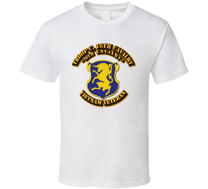 Troop C, 16th Cavalry (air Cavalry) - No Svc Ribbon T Shirt