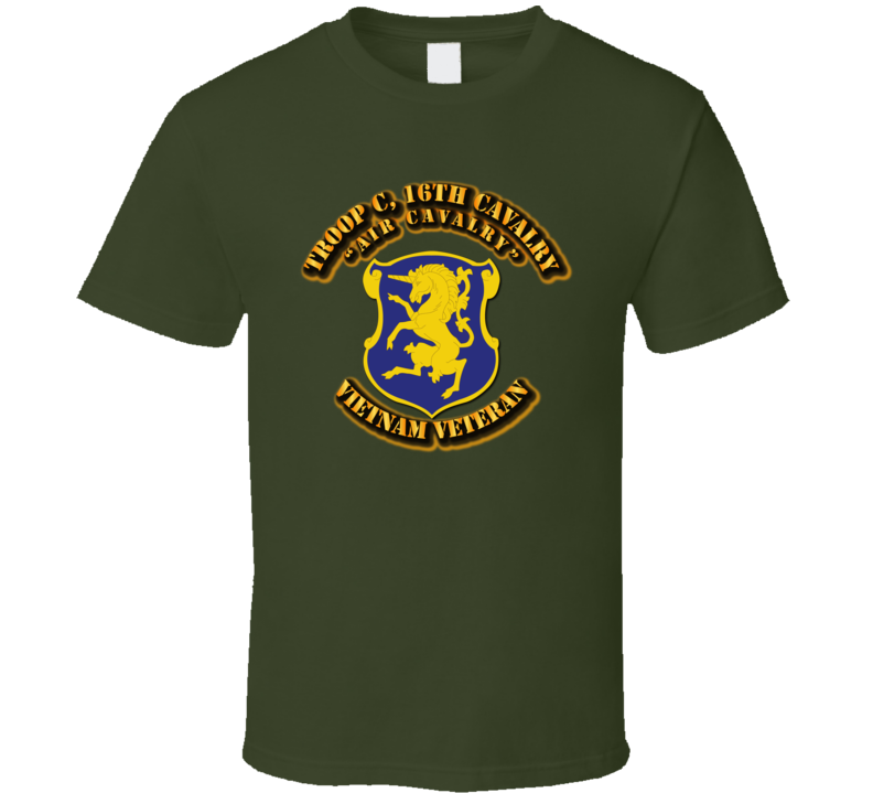Troop C, 16th Cavalry (Air Cavalry) - No SVC Ribbon T Shirt