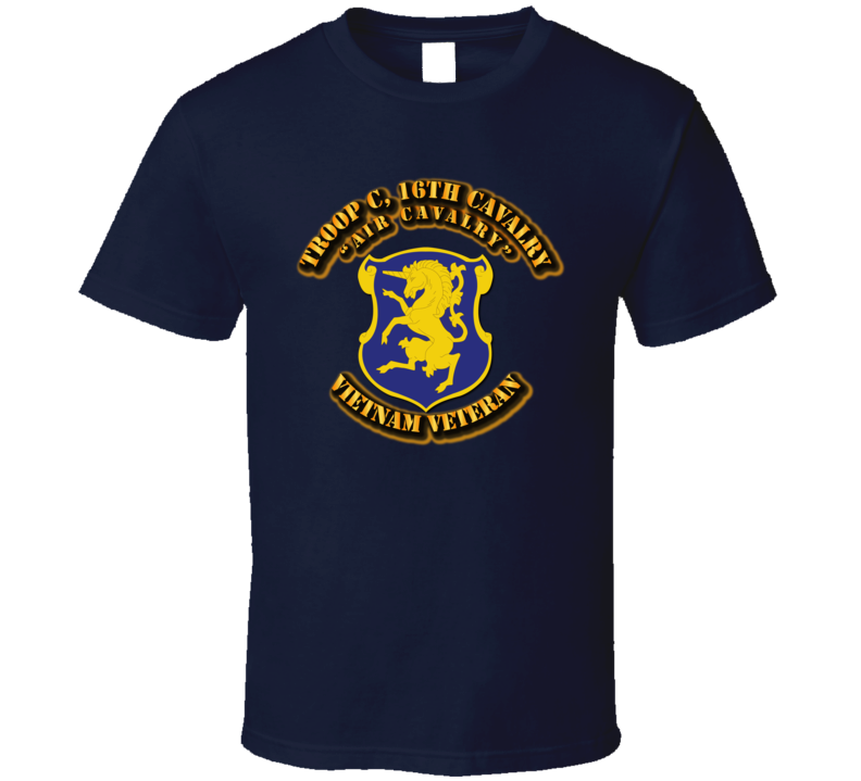 Troop C, 16th Cavalry (Air Cavalry) - No SVC Ribbon T Shirt