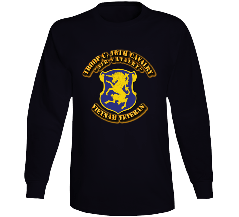 Troop C, 16th Cavalry (Air Cavalry) - No SVC Ribbon Long Sleeve