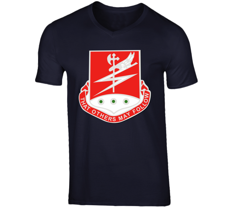 Army - 127th Airborne Engineer Bn Wo Txt V-neck