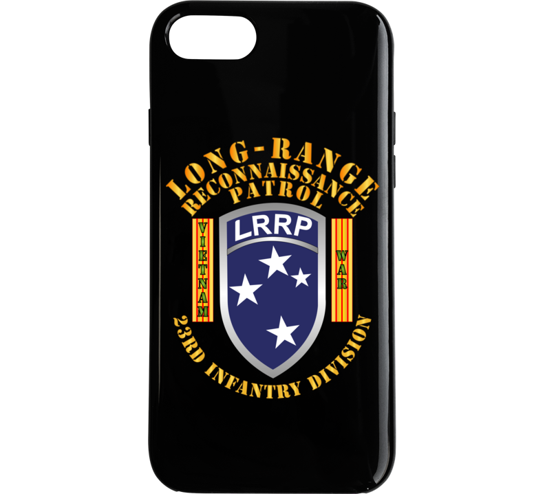 Army - Sof - 23rd Id - Lrrp W Vn War Banner Phone Case