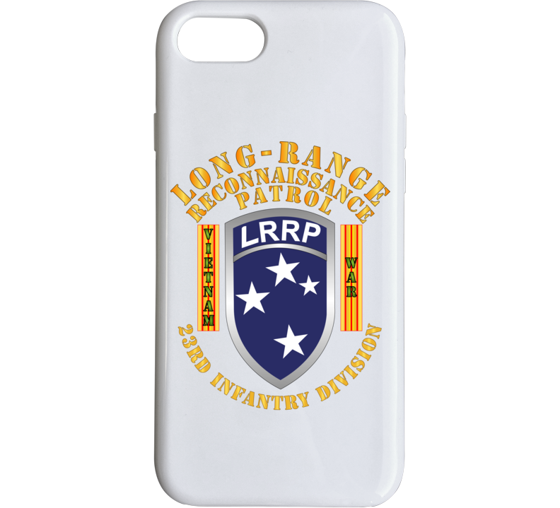 Army - Sof - 23rd Id - Lrrp W Vn War Banner Phone Case