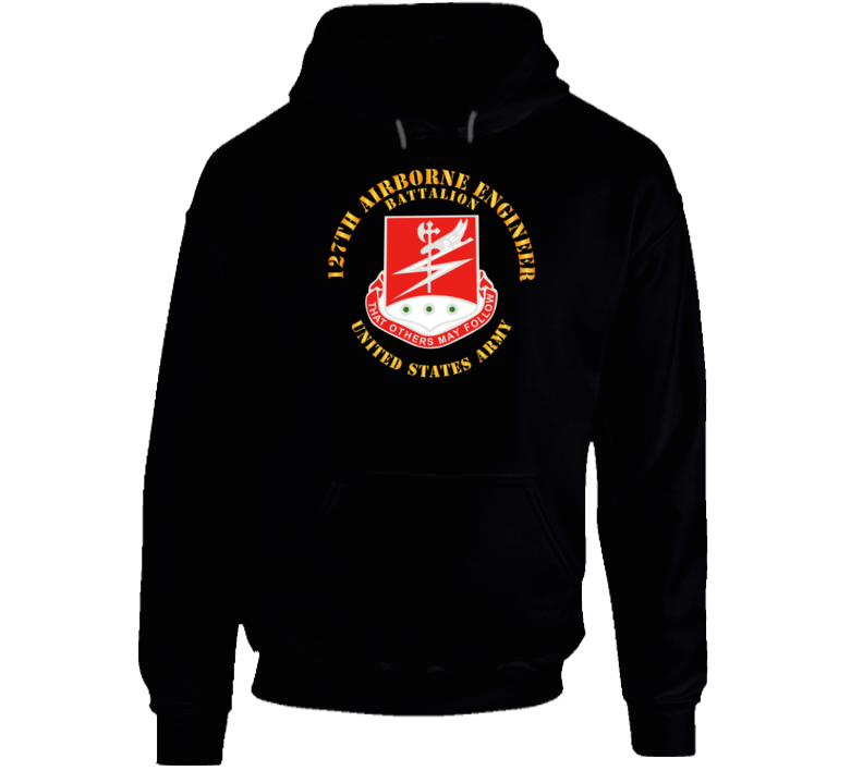 Army - 127th Airborne Engineer Bn Hoodie