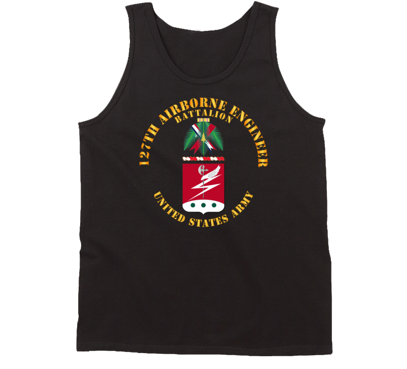 Army - Coa - 127th Airborne Engineer Bn Tanktop