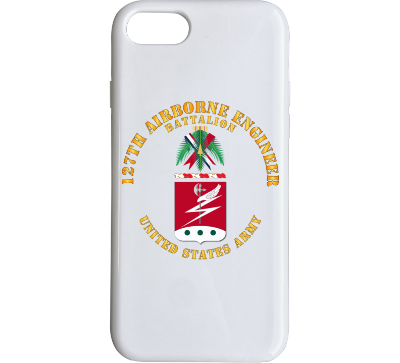 Army - Coa - 127th Airborne Engineer Bn Phone Case