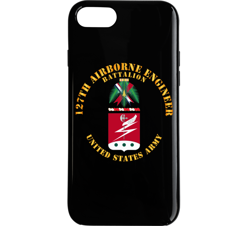 Army - Coa - 127th Airborne Engineer Bn Phone Case