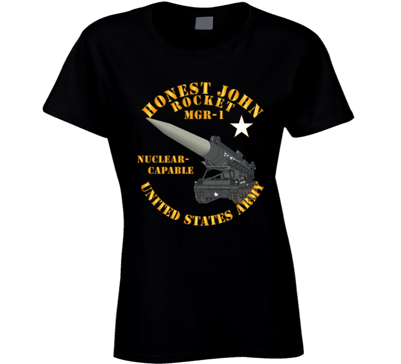 Army - Artillery - Honest John Rocket - Mgr1 T Shirt