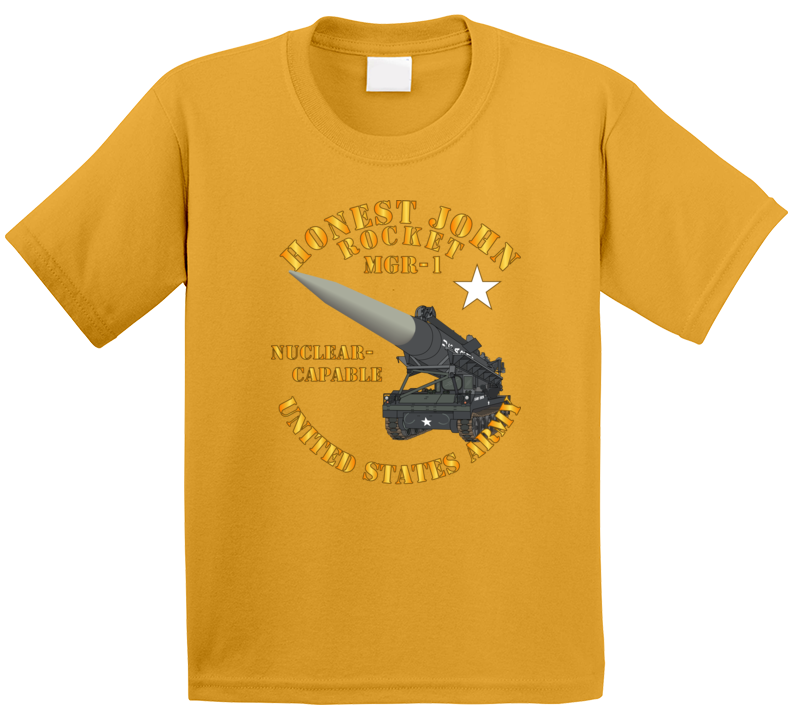 Army - Artillery - Honest John Rocket - Mgr1 T Shirt