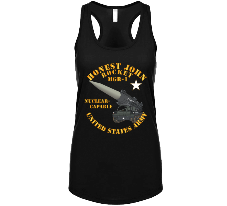 Army - Artillery - Honest John Rocket - Mgr1 T Shirt
