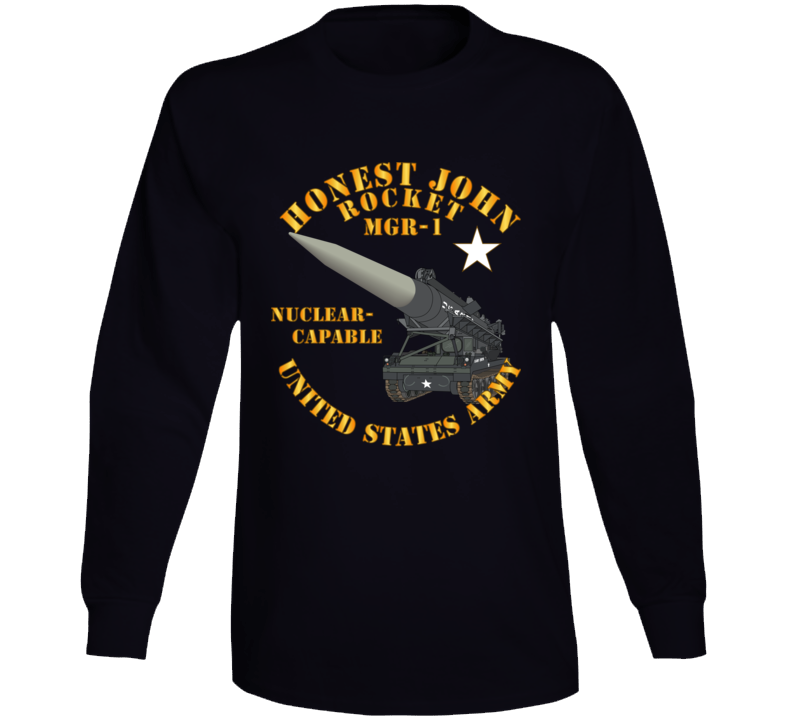 Army - Artillery - Honest John Rocket - Mgr1 Long Sleeve