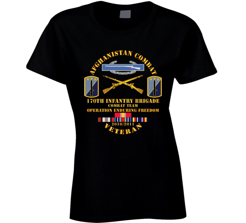 Army - Afghanistan Vet W 170th Inf Bde - Oef  2010 Ladies