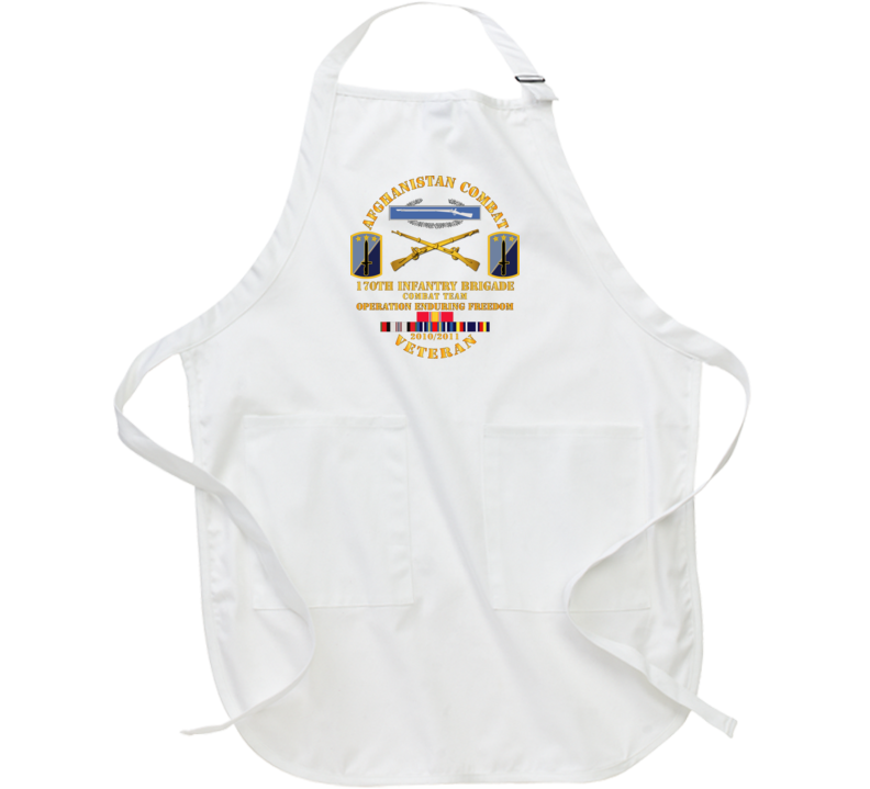 Army - Afghanistan Vet W 170th Inf Bde - Oef  2010 Apron