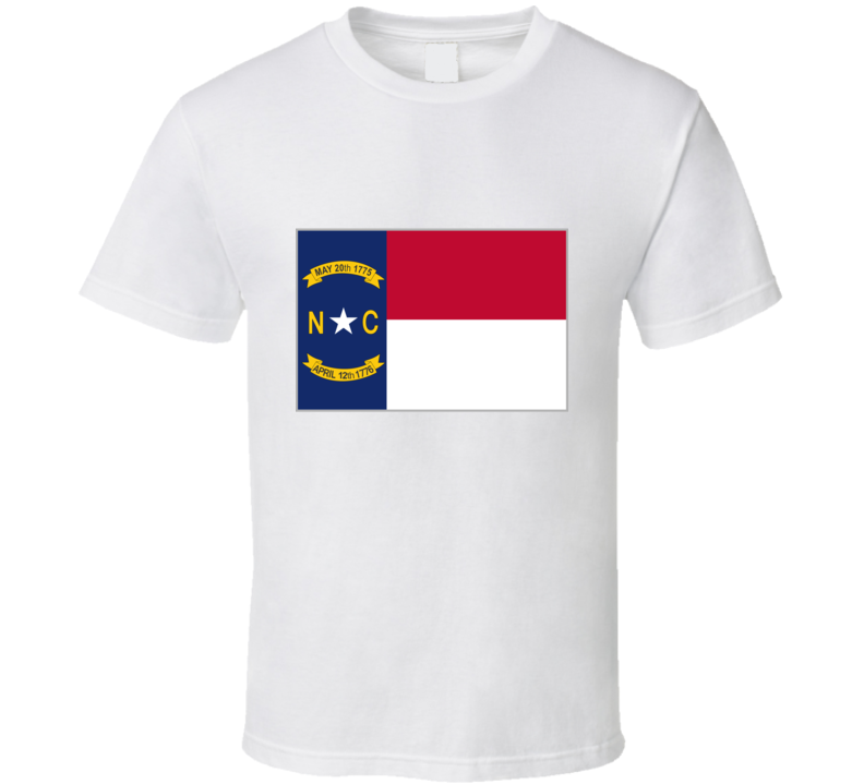 Flag - North Carolina  Wo Txt T Shirt