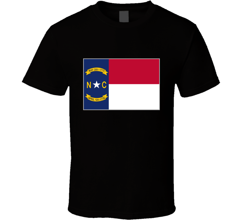 Flag - North Carolina  Wo Txt T Shirt