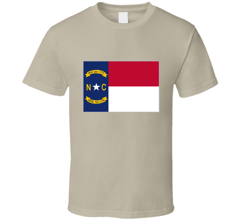 Flag - North Carolina  Wo Txt T Shirt