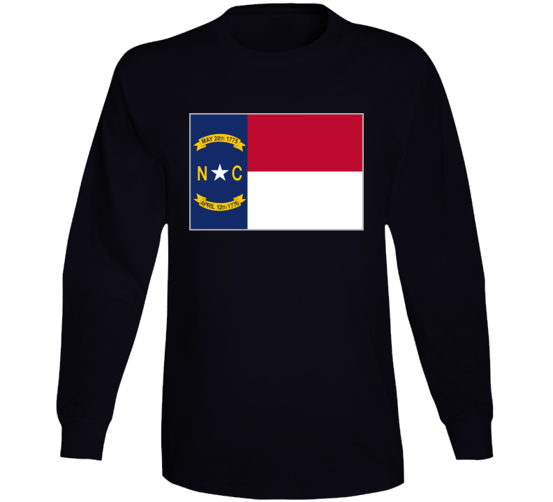 Flag - North Carolina  Wo Txt Long Sleeve