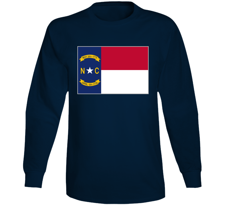 Flag - North Carolina  Wo Txt Long Sleeve