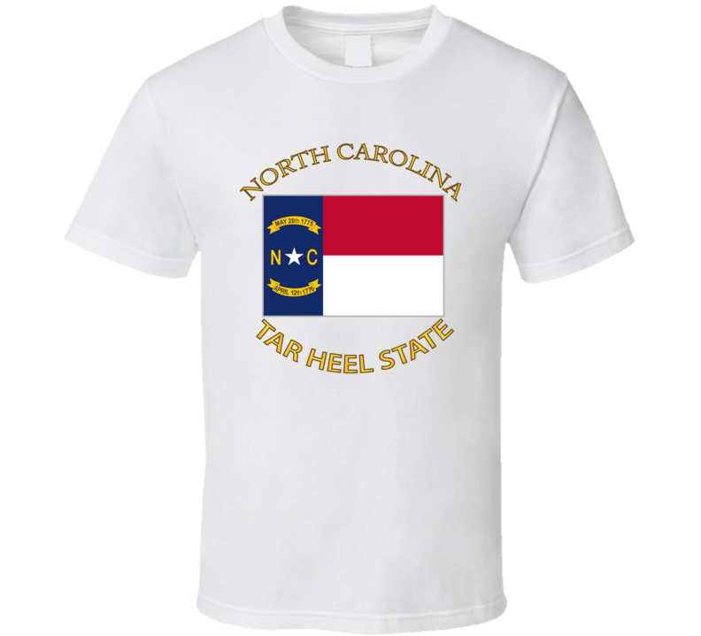 Flag - North Carolina - Tar Heel State T Shirt
