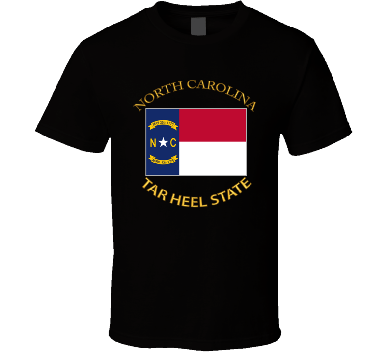 Flag - North Carolina - Tar Heel State T Shirt