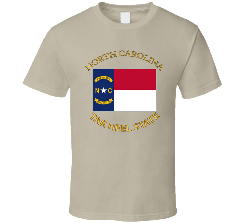 Flag - North Carolina - Tar Heel State T Shirt