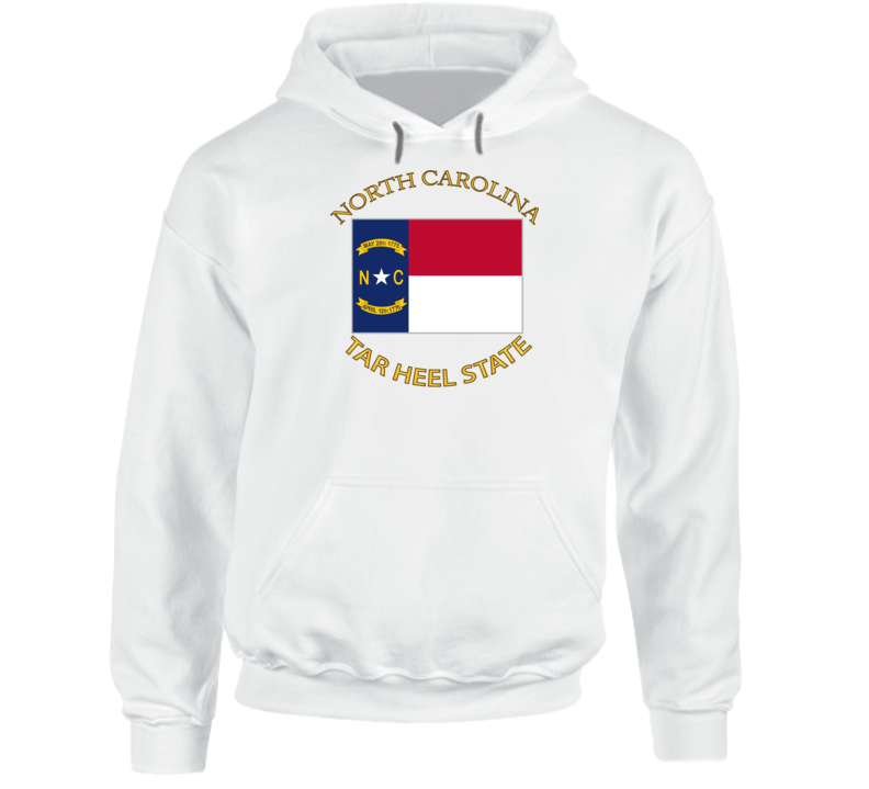 Flag - North Carolina - Tar Heel State Hoodie
