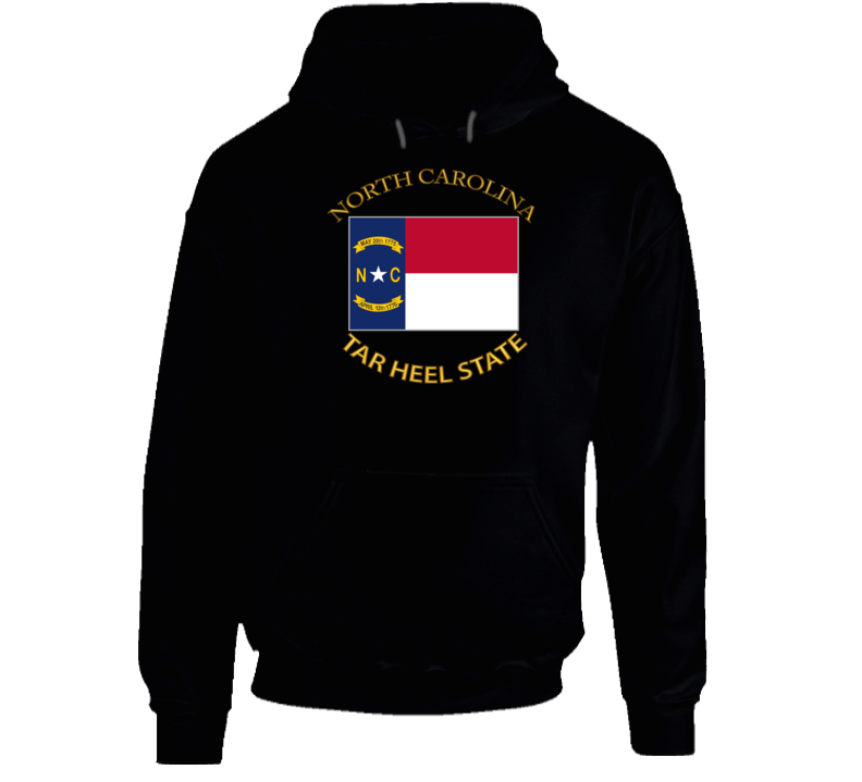 Flag - North Carolina - Tar Heel State Hoodie