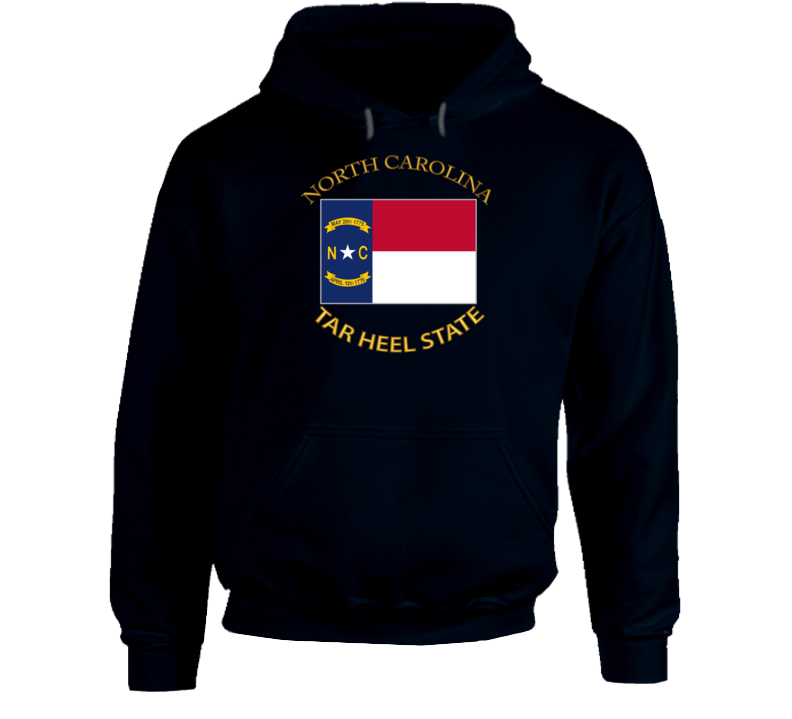 Flag - North Carolina - Tar Heel State Hoodie