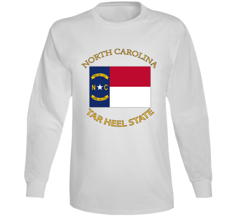 Flag - North Carolina - Tar Heel State Long Sleeve