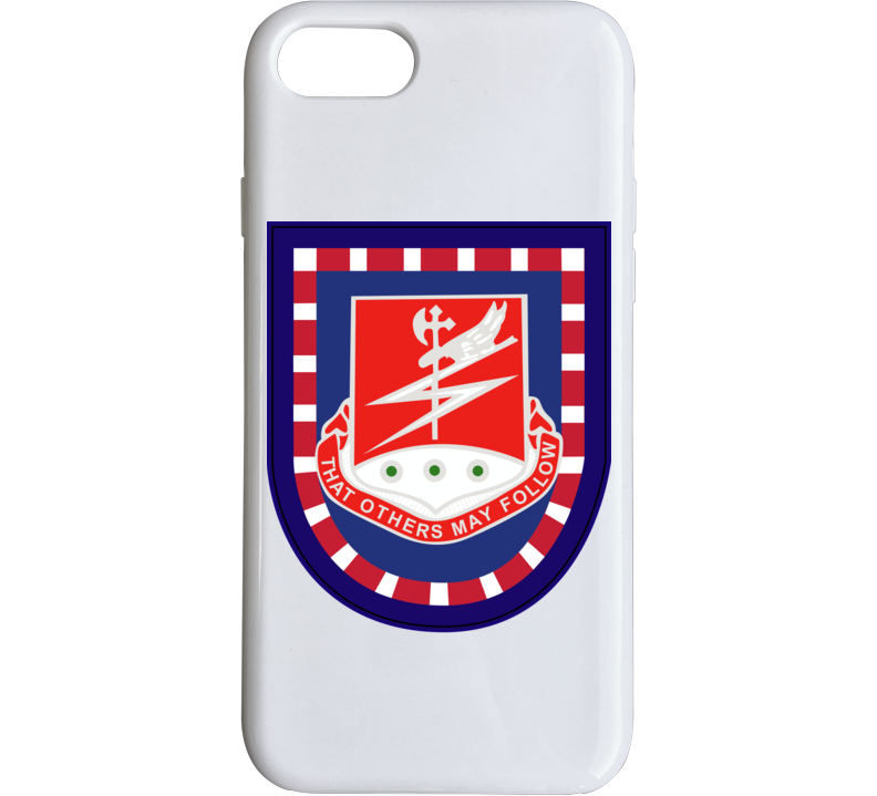 Army - Flash W 127th Airborne Engineer Bn Dui Wo Txt Phone Case