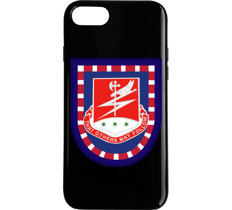 Army - Flash W 127th Airborne Engineer Bn Dui Wo Txt Phone Case