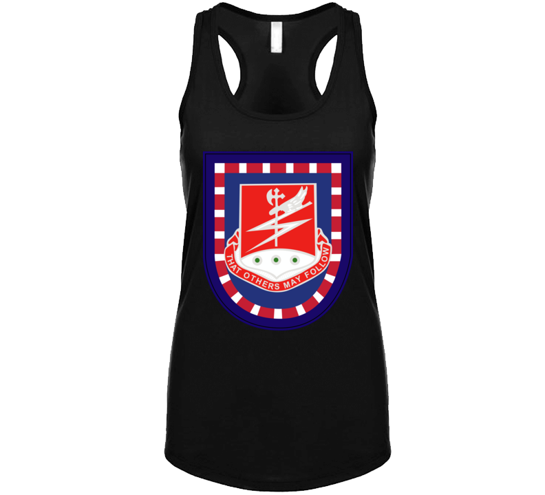 Army - Flash W 127th Airborne Engineer Bn Dui Wo Txt T Shirt