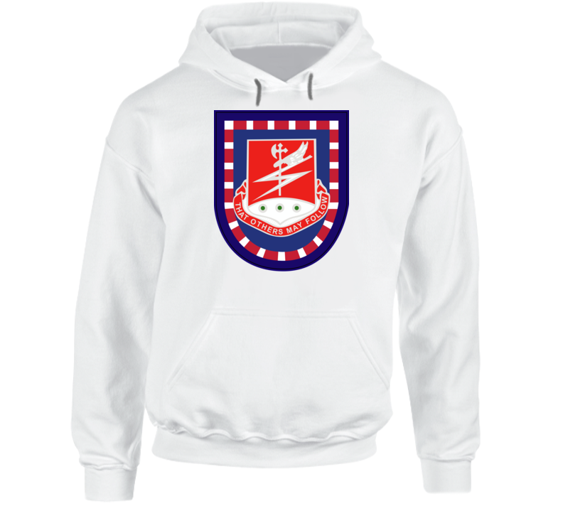 Army - Flash W 127th Airborne Engineer Bn Dui Wo Txt Hoodie