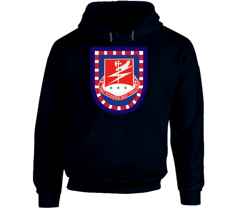 Army - Flash W 127th Airborne Engineer Bn Dui Wo Txt Hoodie